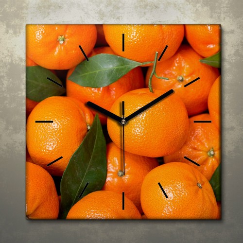 Decorazione tela orologio - tela,