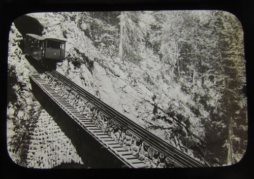 Glass magic lantern slide - magic,
