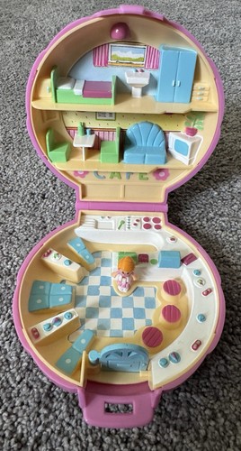Vintage 1989 polly pocket - pocket, cafe