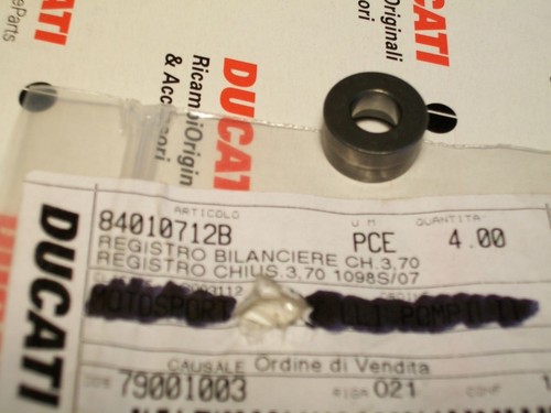 Registro bilanciere chiusura