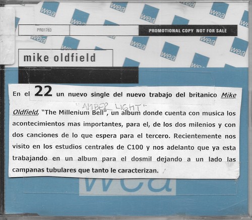Mike oldfield single - mike, cd