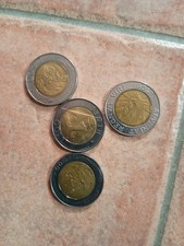 Lotto 4 Monete 500 Lire San