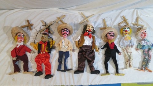 Lotto burattini marionette
