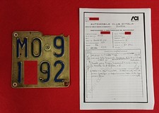 TARGA ORIGINALE MAICO 250 MC