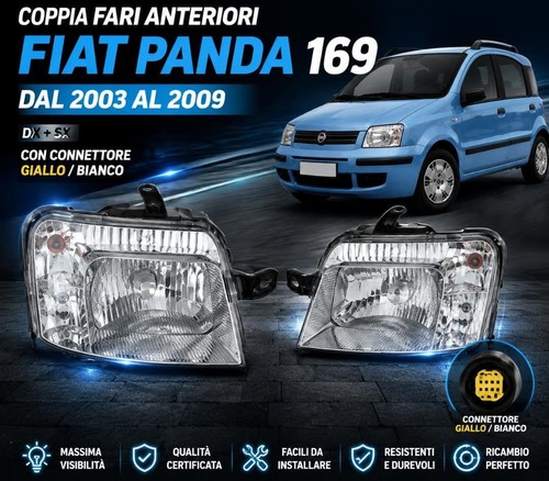 Fari fiat panda - 169, 2003-2009