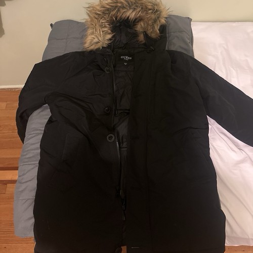 Guess cappotto parka lungo - guess,