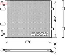 Denso dcn20041 condensatore - denso,