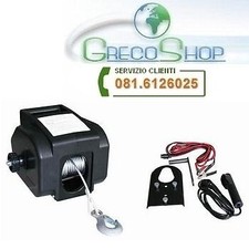 Verricello/Argan/Paranco elettrico 12V 2000 lbs