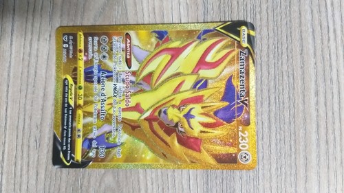 Carte pokemon zamazenta - v, gold