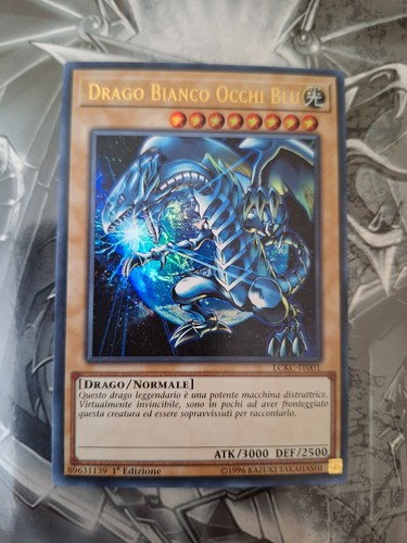 Yugioh drago bianco occhi - bianco, blu