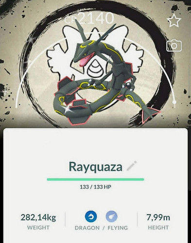 Shiny rayquaza fest - go,