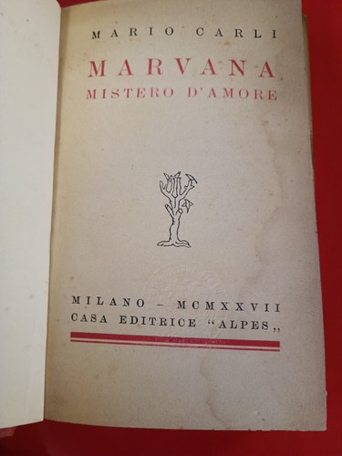 Mario carli marvana mistero - -,