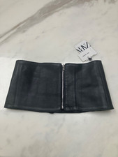 Cintura corsetto pelle nera