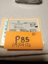 P85 MARCA DA BOLLO DA 2 EURO