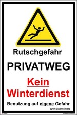 Via privata pericolo