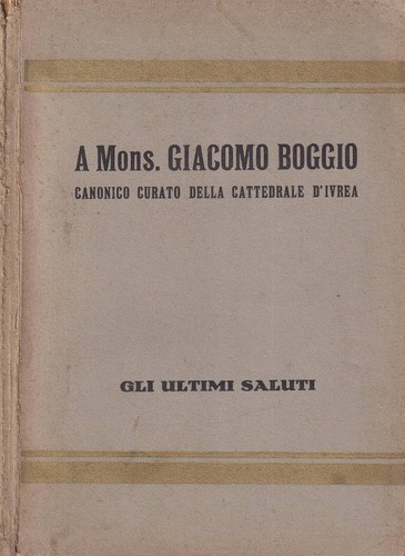 Mons giacomo boggio - a, mons.