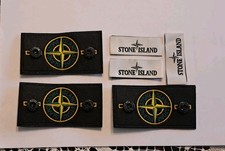 3 Set Stone Island Toppe Ricamate + Etichette + Bottoni