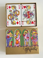 Vintage Bjørn Wiinblad Bridge Cards Double Deck