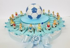 TORTA BOMBONIERE CALCIATORI PORTACHIAVI CRESIMA COMUNIONE COMPLEANNO BATTESIMO