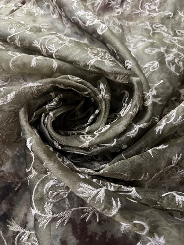 Tessuto organza 100 pura seta - organza,