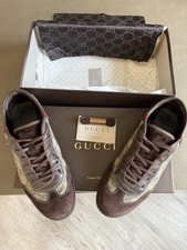 Scarpe Gucci originali – Taglia 44 – In pelle e tessuto GG Supreme