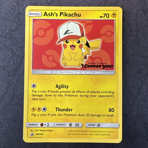 Ash pikachu sm109 - ash's, e