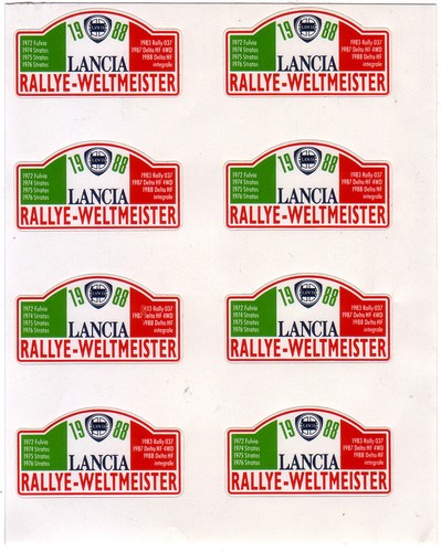 Lancia campione del mondo - lancia,