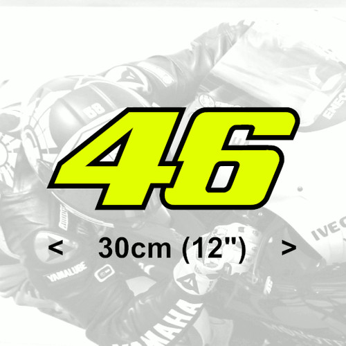 Adesivo vinile valentino rossi - vinile,