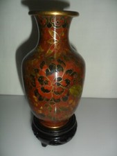  VASO CLOISONNE' DECORATO A