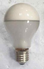 LAMPADA ILESA CUPOLA ARGENTATA