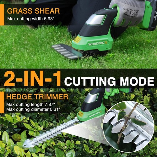 Workprox 20v 1 tagliaerba - 20v, 2-in-1