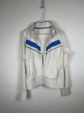 Felpa Vintage Nike  Bianco Blu taglia S Uomo Felpa Con Zip Men Jacket