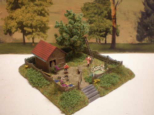 Diorama 87 giardino - h0, 1:87