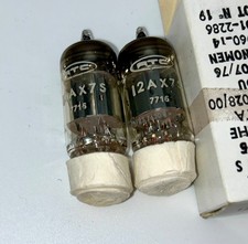 RTC 12AX7S / ECC83 tubes pair