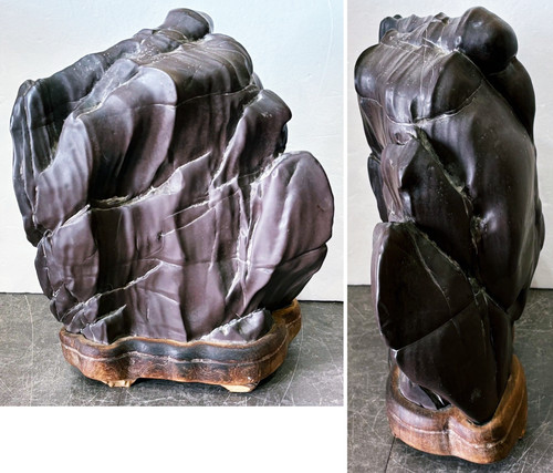 Statuina suiseki pietra - in,