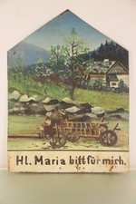 Antica tavola votiva del 1900