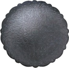 -20% SCONTO Alessi & Marcel Wanders Vassoio Circolare Vestito Nero 35 cm dia. USATO