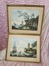 coppia di stampe Marine a