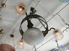 1 Lampadario Art Déco Nel
