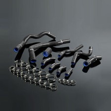 10PCS Black Silicone Radiator