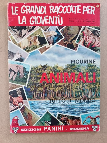 1150a album panini animali - animali, di