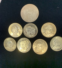 N.8 medaglie commemorative realizzate da Gregorio Sciltian per Rizzoli -1969 +2