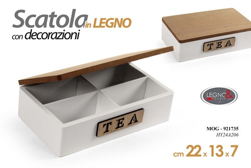 Scatola porta bustine the