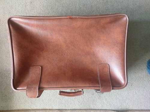 Valigia vintage pelle - in,