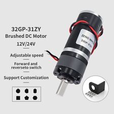 32GP-31ZY Motore Planetario Spazzolato DC 12V24V Regolazione Velocità Avanti e Retromarcia