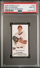 MAX SCHERZER 2008 Topps A & G