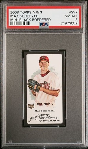 Max scherzer 2008 - max, topps