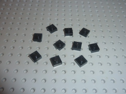 Lego plate 1x1 black réf - lego,