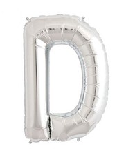 PALLONCINO ARGENTO LETTERA D