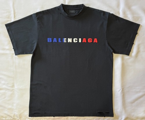 Shirt balenciaga nero - t-shirt,
